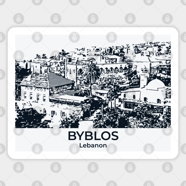 Byblos - Lebanon Magnet by Lakeric